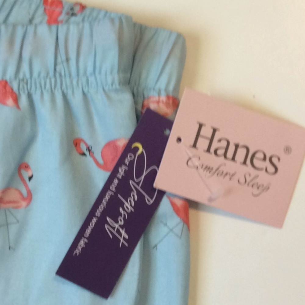 Hanes Comfort Sleep Flamingo NWT Pajama Pants Sz M - Picture 2 of 5